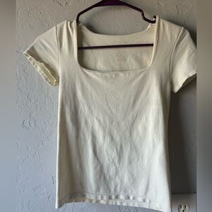 Free People Clean Lines Sunfade Baby Tee